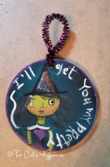 Witchy ornament